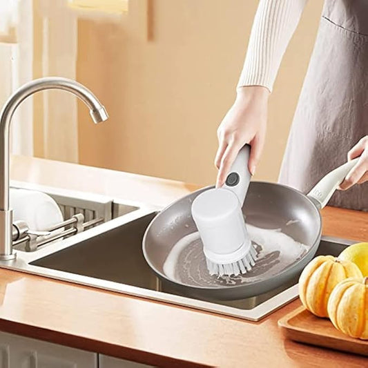 Electric Rotary Cleaning Brush with 3 Brush Head | USB Rechargeable |
