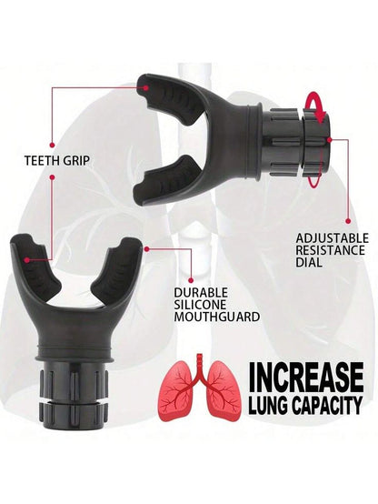 Portable Breathing & Muscle Trainer with Adjustable Resistance | Boost Strength & Endurance |