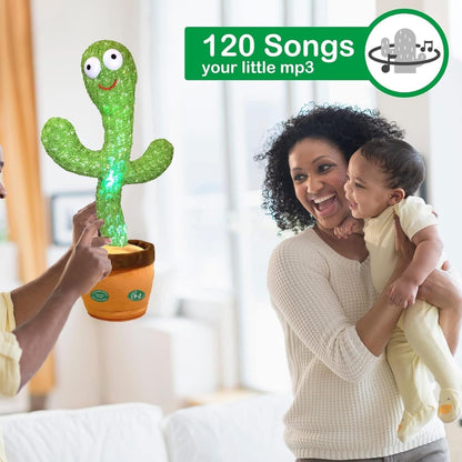 Talking Cactus Toy | Repeat & Sing Fun Toy for Kids | USB Rechargeable |