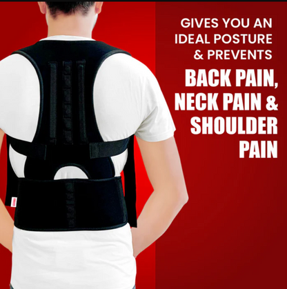 Back Posture Corrector for Men & Women | Adjustable Support Belt |