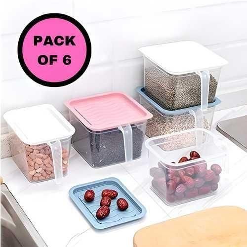 Kitchen Storage Containers Set (Pack of 6)