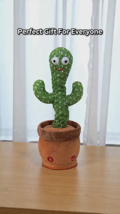 Talking Cactus Toy | Repeat & Sing Fun Toy for Kids | USB Rechargeable |
